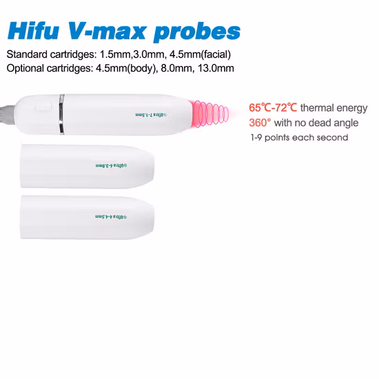 Vmax Lipoaspiração Face Skin Lift Body Slimming Multifuncional Hifu Machine