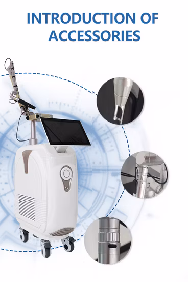 Vertical 1064nm 755nm 532nm Q Switch ND YAG Pico Segundo Pigmento Sarda Picosegundo Laser para Remoção de Tatuagem para Salon