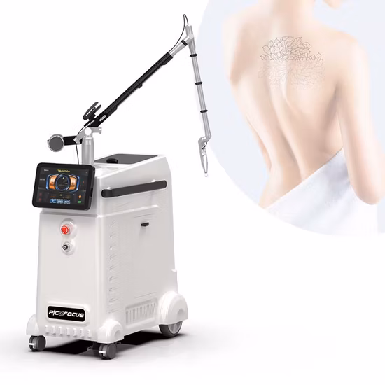 Dispositivo de clareamento de pele de Pequim para remoção de tatuagem a laser Q-Switched ND YAG