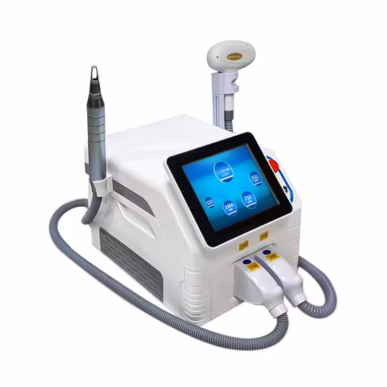 Laser de picosegundo portátil de 5 cabeças para remoção de tatuagem 1064 nm 532 nm